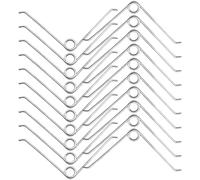 Abaodam Lot de 20 Ressorts de Rechange V Blanc pour Sécateurs de Jardin à Main Pièces de Coupe en Acier Inoxydable Accessoires Jardinage pour Entretien Pelouse et Taille des Branches