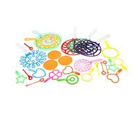 Abaodam Lot de 28 à Bulles colorées Arc-en-Ciel pour fêtes en Plein air, fêtes d'anniversaire et Jeux de Jardin