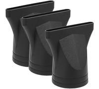 Abaodam Lot De 3 Accessoires Pour Sèche-Cheveux Buse De Soufflage Universelle En Plastique Noir Outil De Coiffure De Remplacement Pour Usage Domestique Ou Professionnel 4 5 Cm