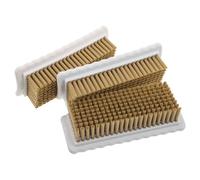 Abaodam Lot de 3 Brosses à Linge à Poils Souples pour Tissus Délicats, Grosse Taille, Brosse à Peluches et Taches pour Vêtements, Cols de Chemise et Doudounes, Brosse Polyvalente