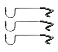 Abaodam Lot de 3 Crochets Métalliques en S pour Poteau D'éclairage de Camping, Légers et Antidérapants, Multifonctions Suspendre de Lampe Extérieure, pour Randonnée, Jardin et Voyage