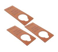 Abaodam Lot De 3 Panneaux « Bébé Qui Dort » « Ne Pas Déranger » « Bébé Dort » « Nouveau-Né » « Sommeil » Pour Porte D'Entrée « Envie De Dormir » « Endormi » Marron