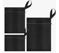Abaodam Lot de 3 Paquet Imperméables à Fermeture Éclair, Réutilisables pour Vêtements Mouillés et Couches, Taille Grosse, Moyenne et Petite, Couleur Unie, Étanches pour Voyage et Change