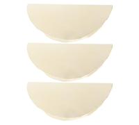 Abaodam Lot de 3 Peaux de Djembé en Peau de Chèvre Naturelle Diamètre 30 CM Remplacement Peau de Percussion Plate pour Tambours Africains Accessoires Professionnels pour Percussion
