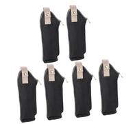 Abaodam Lot De 3 pour Biberons Pochettes Portables pour Biberons Poignée Robuste Thermique Noir 2 Pièces X 3