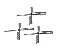 Abaodam Lot de 3 Sets de Pales D'éolienne en Plastique Robustes, Étanches et Remplaçables, pour Décoration Extérieure de Jardin, Pelouse et Terrasse, Accessoires de Moulin à Vent
