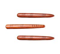 Abaodam Lot de 3 Stylos D'acupression en Bois de Fleur, Tiges D'acupuncture Coniques Légères pour Auto-massage Visage, Cou, Épaules et Pieds - Outil de Massage Multifonction pour Détente