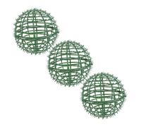 Abaodam Lot de 3 Supports pour Topiaires de 25 Cm, Porte-Boule de Fleurs en Plastique Solide, Cadre pour Composition de Fleur Décorative, Adapté Mariage, Jardin et Décoration