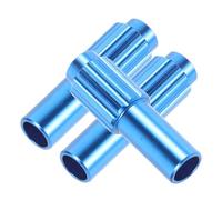 Abaodam Lot de 3 Vis de Réglage Micrométriques en Alliage d'Aluminium Bleu pour Tendeur de Câble de Frein Vélo Route et Pliant Accessoires de Frein Compatibles VTT et Cyclisme Urbain