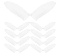 Abaodam Lot de 30 Protège-doigts en Tissu Anti-coupure et Résistant la Chaleur, Manchons en Coton Ajustables pour DIY Bijoux, Couture et Protection des Doigts Lors Manipulation de Colle