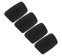 Abaodam Lot De 4 Couvre-Pédales Antidérapants En Cuir Pour Freins Noir