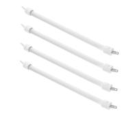 Abaodam Lot De 4 Éléments Éléments Chauffants en Quartz Tube Chauffant en Quartz Enfichable Chauffage De Terrasse Électrique