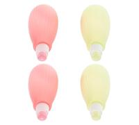 Abaodam Lot de 4 Flacons Pulvérisateurs pour Bébé 350 Ml en Polypropylène Nettoyage Doux des Fesses Biberon de Soin Portable pour -Nés et Hygiène des Couches en Sortie