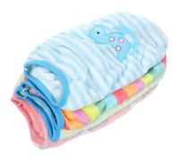 Abaodam Lot de 4 Gilets en Flanelle pour Petits Chiens Vêtements D’Hiver pour Animaux de Compagnie Gilets Chauds Taille L Motifs Cœur Chenille Cheval à Bascule et Escargot pour