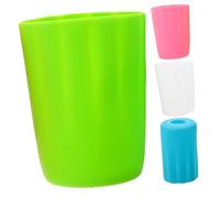 Abaodam Lot De 4 Housses De Bouteille En Silicone Manchon Antichoc Compatible Bouteilles En Verre Design Simple Couleur Bleu Vert Rose Transparent Pour Bébés Utilisation Quotidienne Protection Chocs