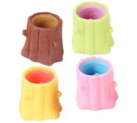 Abaodam Lot de 4 Jouets Anti-colère en TPR Souple D'écureuil, Jouets Sensoriels à Presser pour Soulagement Pression et Décompression, pour Réduire Le Stress au Bureau ou Couleur Aléatoire