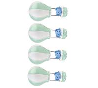 Abaodam Lot de 4 Pièces Décoration Gâteau Anniversaire Éléphant et Montgolfière en Résine Vert pour Décoration de Gâteau et Prise de Photos Garçon et Filles