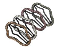 Abaodam Lot de 4 Pinces à Cheveux Décoratives de Nuage Strass, Accessoires pour Filles, Design Élégant et Délicat, pour Célébrations et Banquets