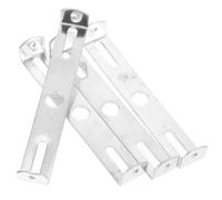 Abaodam Lot de 4 Plaques de Montage du Luminaire pour Luminaires de Plafond et Lampes Murales, Traverse Métallique 115 Mm, Fer Argenté, Compatibilité Polyvalente, Intérieur Commercial et