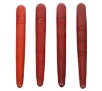 Abaodam Lot de 4 Stylos d'Acupression Manuels en Bois Naturel de Rosewood Légers et Ergonomiques pour Massage des Points de Pression sur Jambes Bras Dos et Cou Outil de Soin
