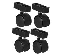 Abaodam Lot de 4 supports de jardinière portables avec roulettes, accessoires de jardin multifonctionnels pour plantation facile, design peu encombrant pour jardinières à légumes, balcon