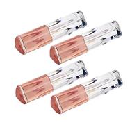 Abaodam Lot de 4 Tubes Vides de Gloss à Lèvres en Plastique avec Pinceau, Étanches et Adaptés aux Voyages, Rangement Pratique et Portable