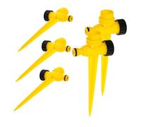 Abaodam Lot De 5 Arroseurs Rotatifs Automatiques À Pointes pour Pelouse Système D'Arrosage De Jardin Arroseurs pour Pelouse Pulvérisateur De Jardin Arroseur d'eau pour