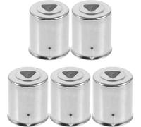 Abaodam Lot de 5 Capuchons de Magnétron pour Four à Micro-ondes en Fer Trous Triangulaires, Résistance aux Chocs et Design Simple pour Chefs Professionnels et Particuliers