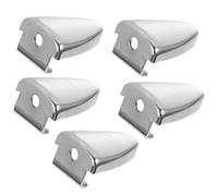 Abaodam Lot de 5 Crochets à Griffe de Tambour en Alliage de Zinc Forme Triangulaire Connecteurs de Percussion Solide pour Caisses Claires et Grosses Caisses Accessoire de Batterie