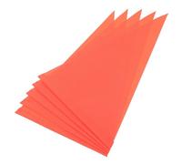 Abaodam Lot de 5 Drapeaux D'avertissement pour Cyclistes en PVC Réfléchissant 21 X 30 X 30 Cm, Drapeaux de Sécurité pour Vélos et Remorques Garçon et Filles, Visibilité Renforcée