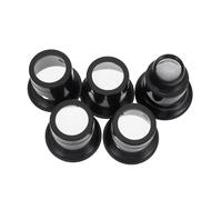 Abaodam Lot de 5 Loupes D'horloger Grossissement 3X à 20x, Kit de Réparation de Montres Léger et Compact, Loupe Frontale Réglable, Outil Professionnel pour Horlogers, Bijoutiers