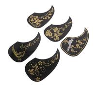 Abaodam Lot de 5 Plaques de Protection Autocollantes en Plastique pour Guitare Acoustique, Forme Goutte D’eau 18 X 10 Cm, Protège Rayures et Usure, Accessoire Indispensable pour