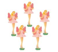 Abaodam Lot De 5 Poupées Boîte à Musique Ballerine pour Garçon Et Filles, Figurines Dansantes Musicales en Résine, Accessoires Boîte à Musique Ballet Féerique, Jeu Créatif Et Décoration Présent