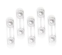 Abaodam Lot de 5 Verrous de Sécurité Garçon et Filles Autocollants en Abs et Pvc, Protection Garçon et Filles pour Tiroirs, Armoires et Réfrigérateurs, Sûreté sans Dommage pour Meubles