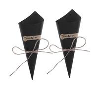 Abaodam Lot De 50 Boîtes Demballage En Papier Kraft Pour Fleurs En Forme De Cône Par Vintage Home Decor Pour Anniversaire De Mariage
