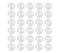 Abaodam Lot de 50 Clips Transparent pour Tuyau d'air Aquarium 16 Mm avec Ventouse Blanche, Collier de Serrage pour Fixation Sécurisée, Accessoire Compatible Pompe à Air pour Décoration