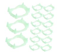 Abaodam Lot de 50 dents lumineuses d'Halloween effrayantes pour costume de vampire, décorations d'Halloween pour fêtes, sans danger pour tous les âges