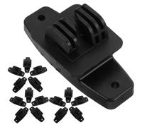 Abaodam Lot de 50 Isolateurs de Clôture Électrique en Plastique Universels pour Poteaux Accessoires Robustes pour Ferme et Pâturage Isolateurs de Fils Sûrs et Résistants pour Clôture