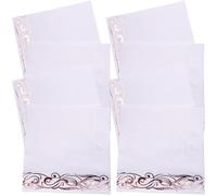 Abaodam Lot de 50 Serviettes en Papier Jetables pour Fêtes, Mariage et Banquets, Triple Épaisseur en Pâte de Bois, Douces Peau, Élégantes et Sûres pour Dîners et Célébrations