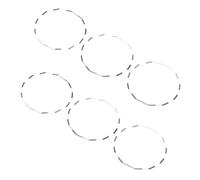 Abaodam Lot de 6 Anneaux de Fixation pour Mouvement de Montre Compatible 29,5 Mm, Bagues D'espacement, Supports Robustes Anti-Chocs pour Réparation Boîtiers Mécaniques,