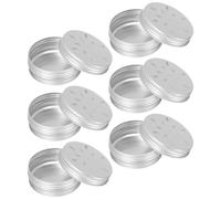 Abaodam Lot de 6 Boîtes d’Entraînement à pour Chiens 80 ML en Aluminium Couvercle à Filet 6835 Outil Portable pour Dressage par Adapté au Travail de Flair et Agility Canine