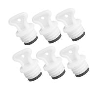 Abaodam Lot de 6 Bouchons en Silicone Blanc 21 MM pour Bouillottes Joint Étanche Remplacement pour Paquet D’Eau Chaude Accessoire Portable pour Chauffage Domestique et Activités