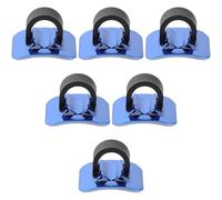 Abaodam Lot de 6 Clips de Gaine de Vélo en Plastique Bleu Clips Câbles en C pour Guide-câble de Cadre VTT et Vélo Route Fixation Solide pour Câbles de Frein et Dérailleur pour Gestion