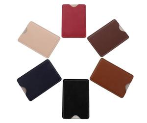 Abaodam Lot de 6 Étuis Protège-Cartes RFID Anti-vol en PU, Couleurs Assorties, Porte-Cartes Mince pour Cartes Bancaires et D'identité, Voyage et Transport Public