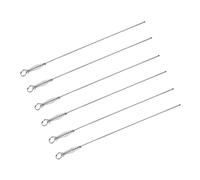 Abaodam Lot De 6 Fourchettes À Barbecue En Acier Inoxydable Brochettes Bâtonnets De Barbecue Pour Grillades En Extérieur Brochettes De Viande Brochettes Portables Pour Barbecue