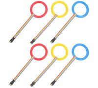 Abaodam Lot de 6 Laisses de Sécurité pour Tout-petits, Cordes de Marche en Polyester, Couleurs Bleu, Rouge et Jaune, Adaptées aux Écoles Maternelles et Sorties en Plein Air, Dispositif