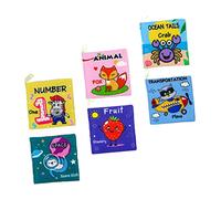 Abaodam Lot De 6 Livres Interactifs En Tissu Pour Bébé Garçon Jouets Pour Tout-petits Livres De Reconnaissance Sonore De Légumes Et Danimaux Pour Lapprentissage Des Bébés