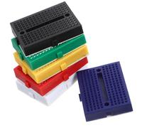Abaodam Lot de 6 Mini Plaques d'Expérimentation sans Soudure Planches Laboratoire Colorées Outils pour Expériences Scientifiques et Création de Circuits