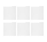 Abaodam Lot de 6 Séparateurs Alphabet Vinyle en Pp Blanc pour Organiser Votre Collection de Disques, Protection Précise et Utilisation Polyvalente pour Rangement Musical