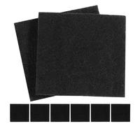 Abaodam Lot de 8 Filtres à Charbon Actif Haute Absorption pour Bac à Litière Carré 16,5×15 Cm Épaisseur 1 Cm, Absorbeur D'odeurs pour Bac à Litière et Seau à Compost, Accessoires